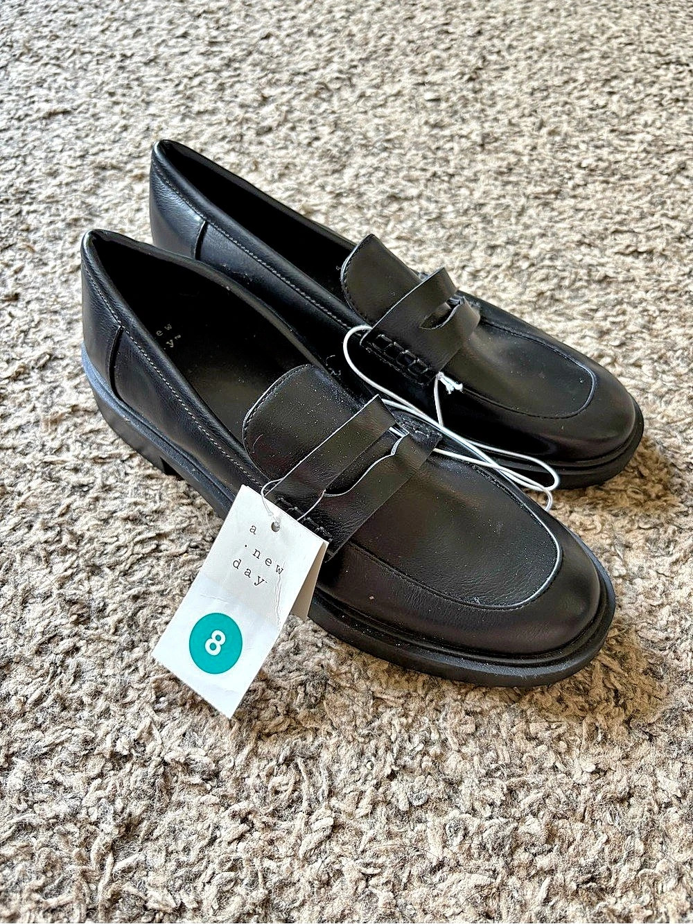 A New Day Loafer Black Loafers US 8 NWT